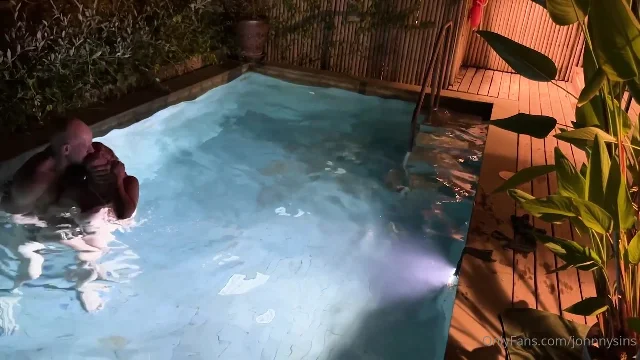 Preview of OnlyFans Sienna Day And Johnny Sins Fucking In The Pool On Vacation XXX